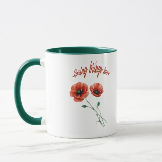 Bloei met hoop - Spring Flower Mok (Links)