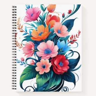 Bloei met inspiratie - Bloemen Notitieboek