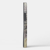 Bloei met moderne abstracte fractalbloem in goud Case-Mate iPhone case (Achterkant / Rechts)