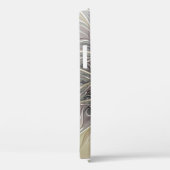 Bloei met moderne abstracte fractale bloem in goud Case-Mate iPhone case (Achterkant / Rechts)