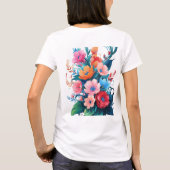 Bloei met stijl - Mooie Bloemen T-shirt (Achterkant)