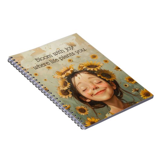 Bloei met vreugde notitieboek (Rechterzijde)