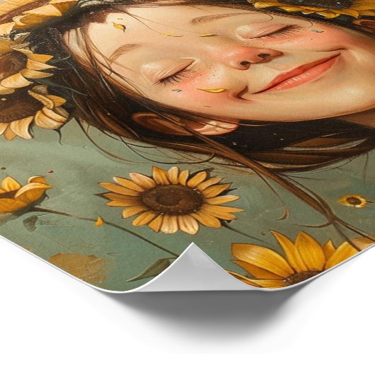 Bloei met vreugde poster (Hoek)