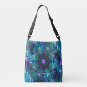 Bloei onder de zee.... crossbody tas (Achterkant)