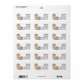 🌈 Bloei Samen Adreslabel Etiket (Full Sheet)