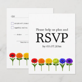 🌈 Bloei Samen– met dieetkeuzes RSVP Kaartje