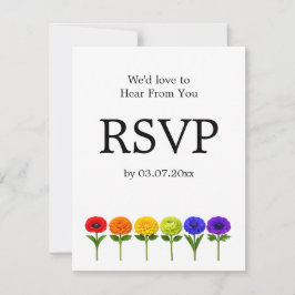 🌈 Bloei Samen –met Maaltijdkeuzes RSVP Kaartje