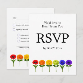 🌈 Bloei Samen –met Maaltijdkeuzes RSVP Kaartje