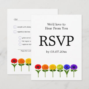 🌈 Bloei Samen –met Maaltijdkeuzes RSVP Kaartje