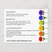 🌈  Bloei Samen – Trouwdetails Informatiekaartje (Achterkant)