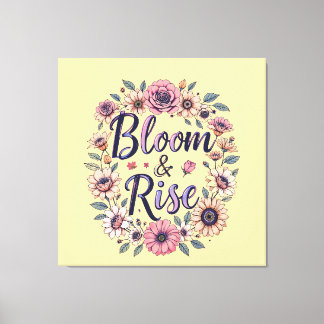 Bloei & Stijging Canvas Afdruk