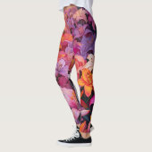 Bloei stoutmoedig bloemenall-over-print Leggings (Links)