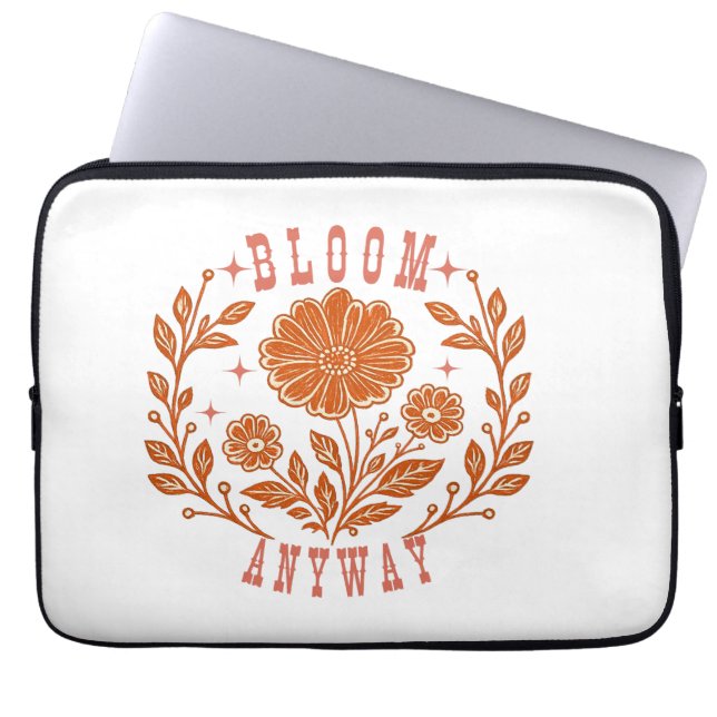 Bloei Toch Laptop Sleeve (Voorkant)