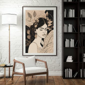 Bloei Tussen Schaduwen Poster