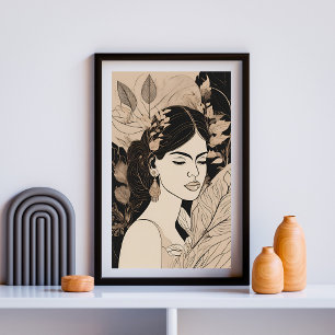 Bloei Tussen Schaduwen Poster