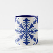  bloei tweekleurige koffiemok (Center)