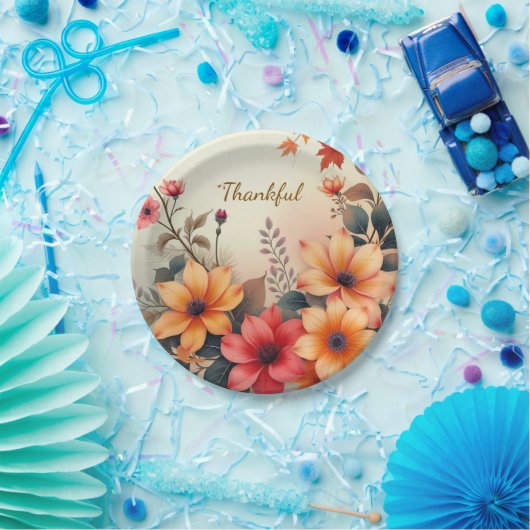 Bloei van Autumn Paper Bord (Feest)