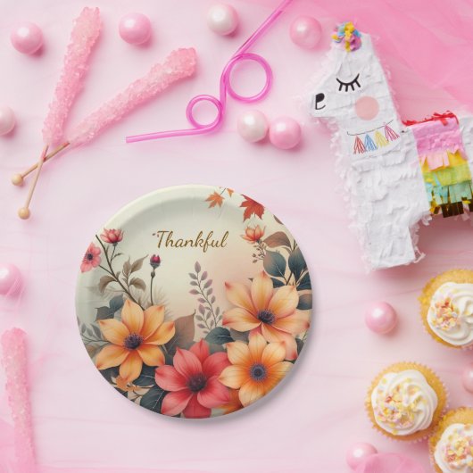 Bloei van Autumn Paper Bord (Feest)