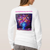 "Bloei van de Eeuwigheid" – Een Kleurrijk Surreali T-shirt (Achterkant)