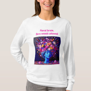 "Bloei van de Eeuwigheid" – Een Kleurrijk Surreali T-shirt
