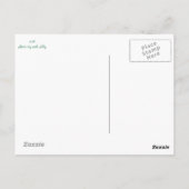 bloei van een Saguaro Briefkaart (Achterkant)