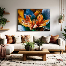 Bloei van het licht canvas afdruk