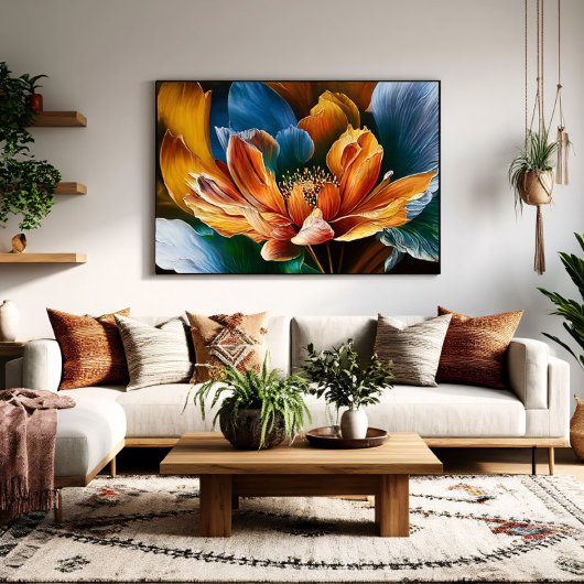 Bloei van het licht canvas afdruk