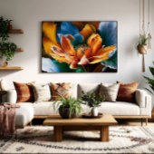 Bloei van Licht Canvas Afdruk