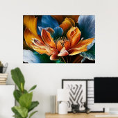 Bloei van Licht Poster (Thuiskantoor)