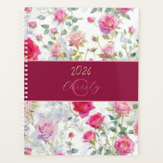 Bloei van Rozen Planner (Voorkant)
