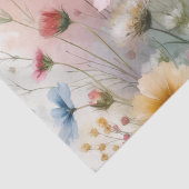 Bloei van Wilde Bloemen Tissuepapier (Detail)