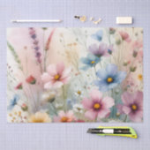 Bloei van Wilde Bloemen Tissuepapier (Craft)