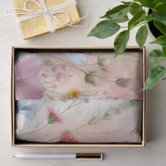 Bloei van Wilde Bloemen Tissuepapier