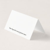 Bloei voorbij het Lijst Wenskaart Kaart (Achterkant)