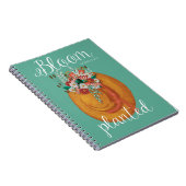 Bloei waar geplant notitieboek (Rechterzijde)