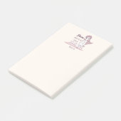 "Bloei waar je bent geplant" Motivatie citaat Post-it® Notes (Schuin)