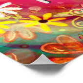 Bloei waar je bent geplant Quote Inspirivity Poster (Hoek)