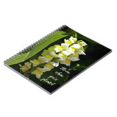 Bloei waar je bent geplant Quote Snapdragons Notitieboek (Linkerzijde)