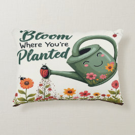 Bloei waar je geplant bent – Inspirerend Accent Kussen