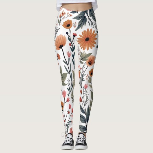 Bloei waar je geplant bent – Inspirerend Leggings (Voorkant)