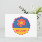 "Bloei" waar je geplant bent! Kaart (Staand voorkant)