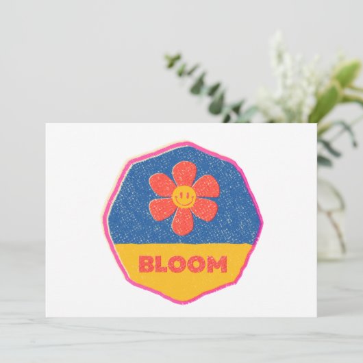 "Bloei" waar je geplant bent! Kaart (Staand voorkant)