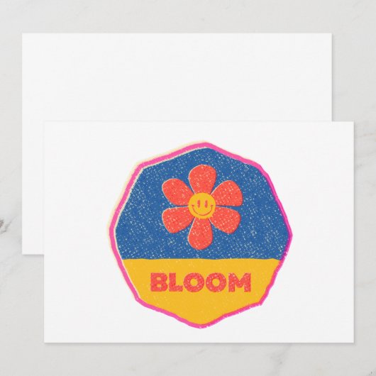 "Bloei" waar je geplant bent! Kaart (Voorkant / Achterkant)