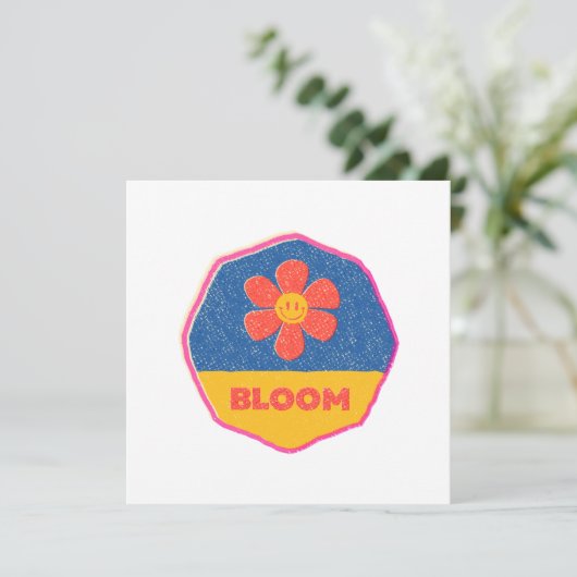 "Bloei" waar je geplant bent! Kaart (Staand voorkant)