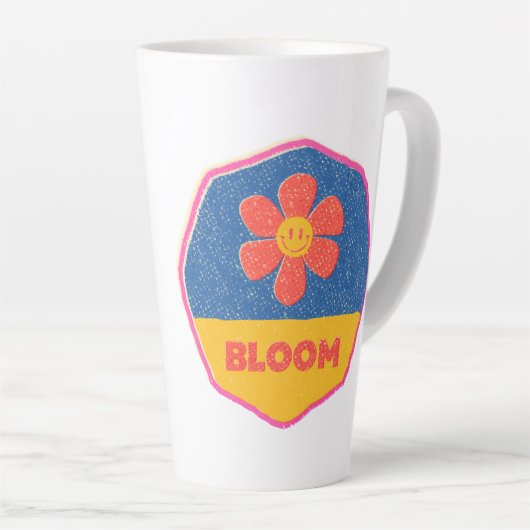 "Bloei" waar je geplant bent! Latte Mok (Rechterhoek)