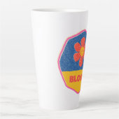 "Bloei" waar je geplant bent! Latte Mok (Voorkant)