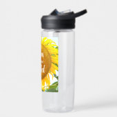 Bloei waar je geplant gele zonnebloem waterfles (Links)