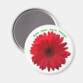 Bloei waar je magneet geplant bent (Voorkant / Achterkant)