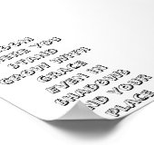 Bloei waar je staat, inspirerend minigedicht poster (Hoek)