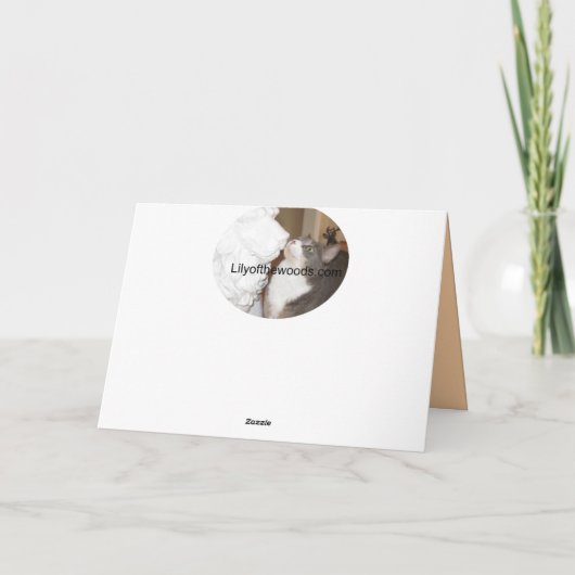 Bloei waar u geplant wenskaartafbeelding bent kaart (Achterkant)